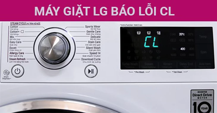 Lỗi CL máy giặt 