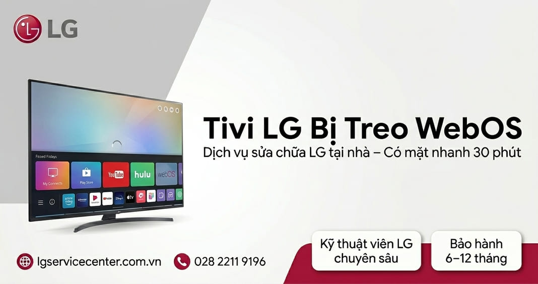 Tivi LG bị treo webos - Xử lý uy tín, chuyên nghiệp