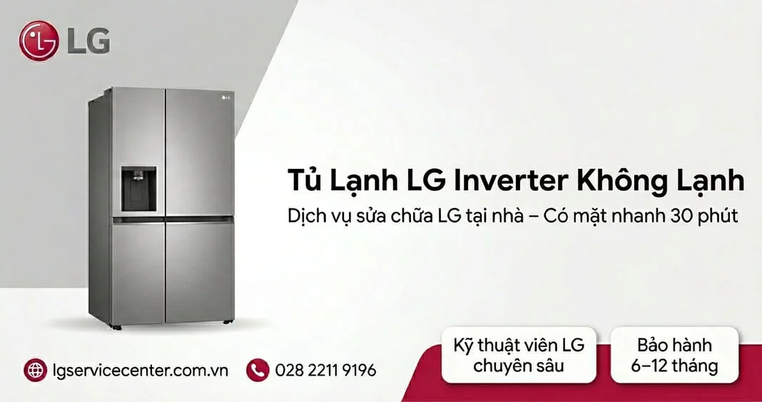 Tủ lạnh LG Inverter không lạnh